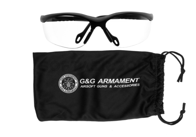 G&G Shooting Glasses Clear Schutzbrille Kunststoff